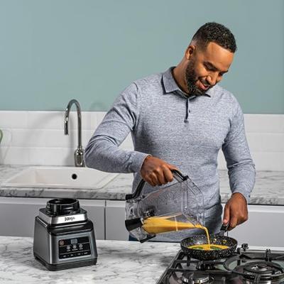 NINJA BN750EU - 2 in 1 Blender - Kom van 2,1 L - Tumbler 700 ml - 1200 W - Zwart NINJA BN750EU - 2 in 1 Blender - Kom van 2,1 L - Tumbler 700 ml - 1200 W - Zwart