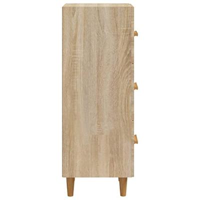 Dressoir 34,5x34x90 cm bewerkt hout sonoma eiken Dressoir 34,5x34x90 cm bewerkt hout sonoma eiken