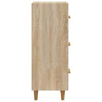Dressoir 34,5x34x90 cm bewerkt hout sonoma eiken - thumbnail