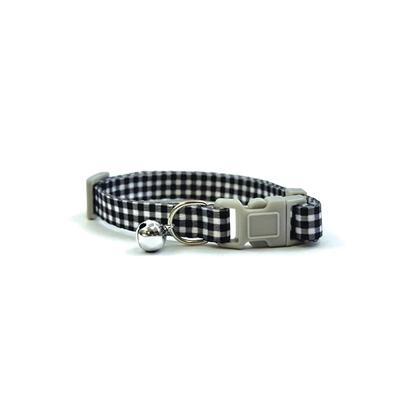 Happy Pet tabby patch halsband kat ruit zwart
