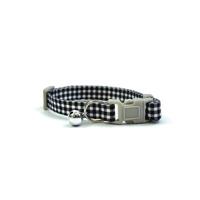 Happy Pet tabby patch halsband kat ruit zwart - thumbnail