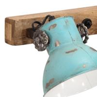 VidaXL Wandlamp 25 w e27 90x25 cm verweerd blauw - thumbnail