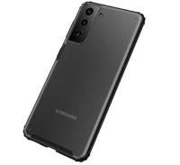 Casecentive Shockproof case Samsung Galaxy S21 matte black - thumbnail