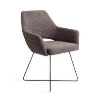 Jesper Home Yanai stoel rose beehive Amazing Grey - thumbnail