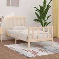 Bedframe massief hout 90x190 cm - thumbnail