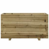 Plantenbak 90x40x49,5 cm gempregneerd grenenhout - thumbnail