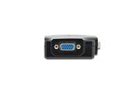 DIGITUS Professional VGA splitter, 2-poort, plastic behuizing, 350 MHz, HDSUB 15/M - 2x HDSUB 15/F, max. resolutie 1920x1080 pixels, zwart - thumbnail