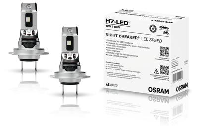 OSRAM Hoofdlamp "night breaker led speed" van lamp h7 led speed 12v16w night breaker