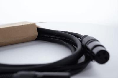 Cordial ED 0,5 FM XLR Verbindingskabel [1x XLR-bus 3-polig - 1x XLR-stekker 3-polig] 0.50 m Zwart