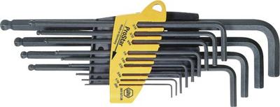 Wiha Inbus Haakse schroevendraaierset 0.05 inch, 1/16 inch, 5/64 inch, 3/32 inch, 7/64 inch, 1/8 inch, 9/64 inch, 5/32 inch, 3/16 inch, 7/32 inch, 1/4 inch,