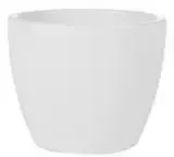 TS Collection bloempot sven keramiek 13x11cm wit TS Collection bloempot sven keramiek 13x11cm wit