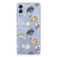 TPU Hoesje voor Samsung Galaxy A04e Konijntjes - thumbnail