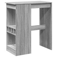 Bartafel met rekken 90x47,5x103,5 cm bewerkt hout grijs sonoma - thumbnail
