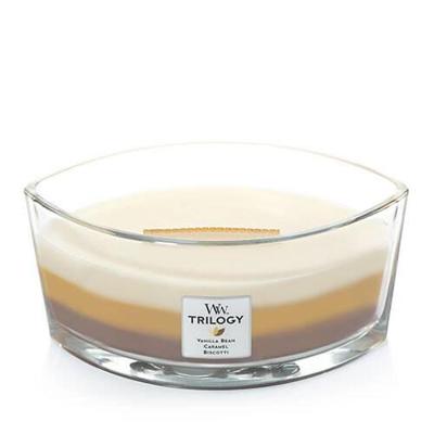 WoodWick trilogy cafsweets ellipse candle