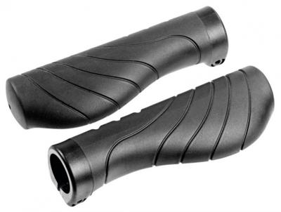 Ergotec handvatten Aero 2 132 mm zwart/grijs