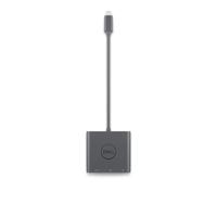 Dell USB-C, Monitor Adapter [1x USB-C stekker - 1x HDMI-bus, DisplayPort bus, USB-C bus] Dell Adapter USB-C to HDMI/DP with Power 0.18 m - thumbnail