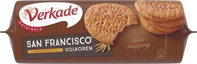 Verkade San Francisco koekjes volkoren, pak van 250 gram