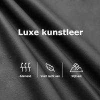 Sta-op-stoel elektrisch kunstleer zwart - thumbnail