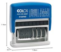 Woord-datumstempel Colop S120 mini-info dater 4mm frans - thumbnail