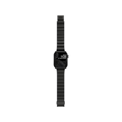 Nomad Stalen horlogeband voor Apple Watch, grafiethardware, 41 mm, Eén maat, Roestvrij staal, Geen edelsteen