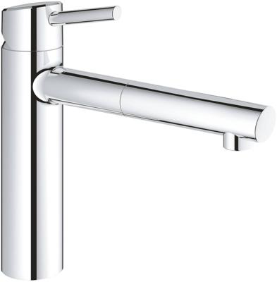 Grohe Concetto keukenkraan met uittrekbare kraanuitloop chroom Grohe Concetto keukenkraan met uittrekbare kraanuitloop chroom