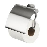 Geesa Nemox toiletrolhouder met klep RVS - thumbnail