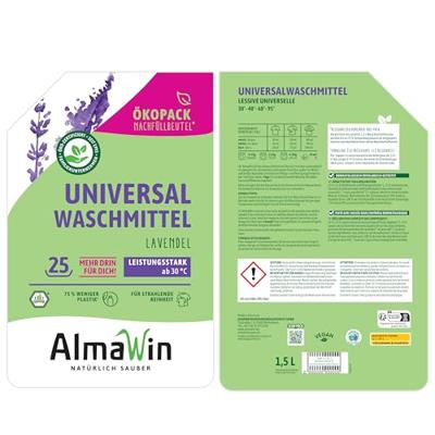 AlmaWin Wasmiddel universeel - lavendel - 1,5l