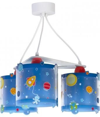 Dalber Kinderkamer hanglampPlanets 3-lichts blauw - 41344