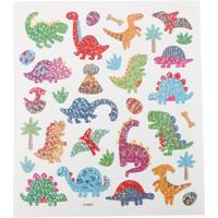 Creativ Company Stickers, dino&apos;s, vel 15x16,5 cm, 1 vel - thumbnail
