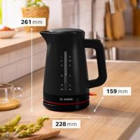 Bosch Wasserkocher 1,7L MyMoment, schwarz Waterkoker Zwart - thumbnail