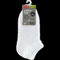 HEMA Dames Enkelsokken met Katoen Maat 3538 5 Stuks bij Jumbo - thumbnail