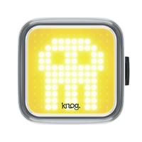 KNOG Blinder front - skull - black - thumbnail