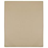 Hoeslaken jersey 90x200 cm katoen taupe - thumbnail