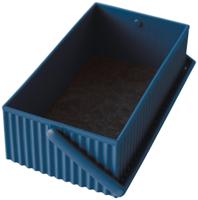 Hachiman Omnioffre S - 246x128x79mm - Marineblauw - thumbnail