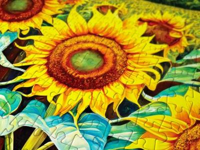 Sunflower House Puzzel 1000 Stukjes