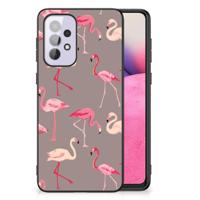 Samsung Galaxy A33 5G Dierenprint Telefoonhoesje Flamingo - thumbnail