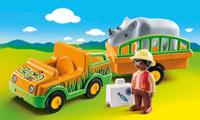 Playmobil - Dierenverzorger Met Neushoorn (70182) - Speelgoed (4008789701824) - thumbnail