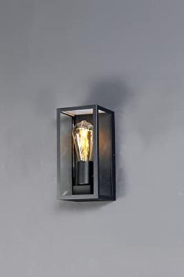 ECO-Light KARO 1100110 Buitenlamp (wand) E27 Zwart