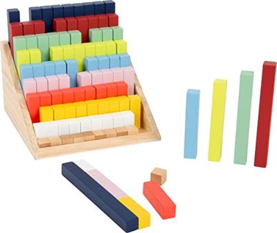Small Foot - houten rekenblokken in box, 100dlg.