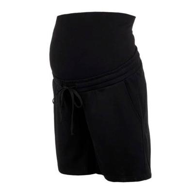 MAMALICIOUS low waist regular fit zwangerschapssweatshort Lif zwart