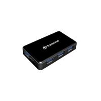 Transcend TS-HUB3K USB 3.2 Gen 1-hub 4 poorten Zwart - thumbnail