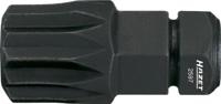 HAZET Bit 2597-02 · 5/16 inch (8 mm) zeskant massief · Binnenveeltandprofiel XZN · SW M10 - thumbnail
