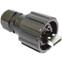 USB 2.0 stekkerset - IP67 Stekker, recht 17-200121 Bajonetsluiting 17-200121 Conec Inhoud: 1 stuk(s) - thumbnail