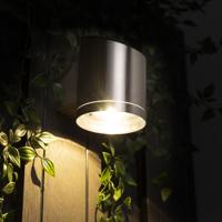 Solar Wandlamp LED Zilver - thumbnail