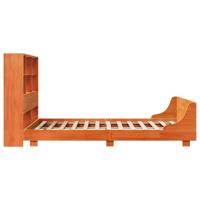 Bedframe zonder matras massief grenenhout wasbruin 135x190 cm - thumbnail