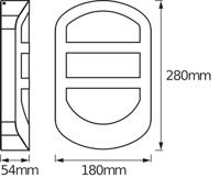 OSRAM HOMELIGHTING ENDURA Style Plate Wall 12W Stainless Steel 4099854461576 LED-buitenlamp (wand) - thumbnail
