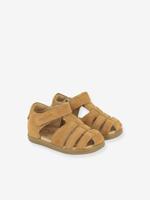 Pika Tonton SHOO POM sandalen voor meisjes kameel - thumbnail