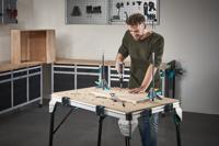 Wolfcraft 6909000 Master work 1600 mobiele werktafel 21 kg Zwart, Zilver - thumbnail