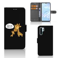 Huawei P30 Pro Leuk Hoesje Giraffe - thumbnail