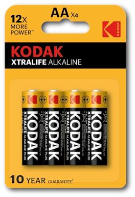 Kodak XTRALIFE alkaline AA battery (4 pack)
